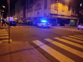 Imagen de la Policía Local en la calle Argentina