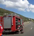 Bomberos en autovía.Archivo