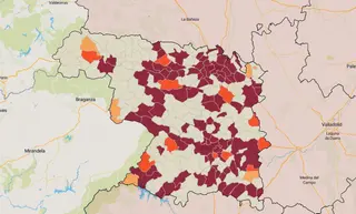 Mapa de incidencia del 22 de diciembre de 2021