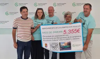 Manganeses de la Lampreana recauda más de 5.300 euros para la lucha contra el cáncer