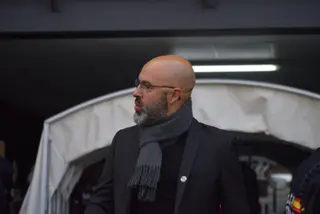 David Movilla, entrenador del Zamora CF. Archivo.