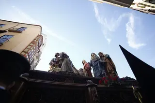 Imágenes de la procesión del Santo Entierro