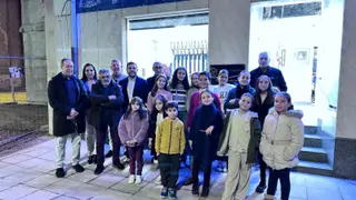 Los niños han sido los artífices del Belén de la Hermandad