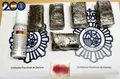 Imagen de la droga aprehendida por la Policía Nacional