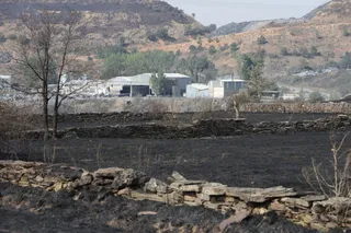 Incendio de Puercas. La situación entre Abejera y Riofrío. Archivo | José Luis Leal. ICAL