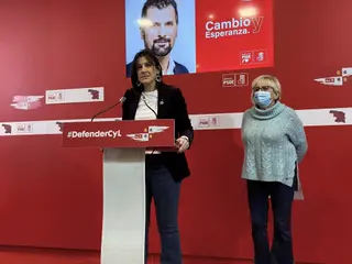 Ana Sánchez e Inmaculada García en rueda de prensa