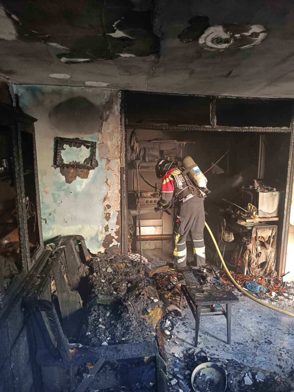 Arde una vivienda en la provincia de Zamora
