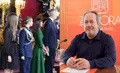 La recepción el día de la Fiesta Nacional (izquierda) y el alcalde de Zamora, Francisco Guarido (derecha)