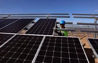 Planta fotovoltaica. Archivo.