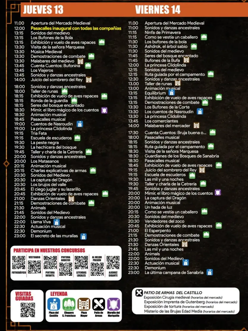 Programa del Mercado Medieval de <a href=