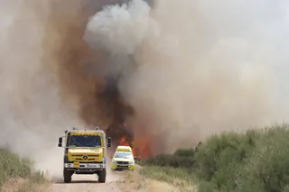 Incendio de Puercas. La situación entre Abejera y Riofrío | José Luis Leal. ICAL