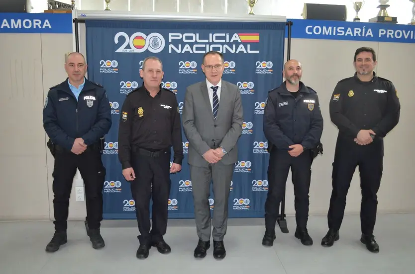 Agentes de la PSP portuguesa refuerzan la plantilla de la Policía Nacional de Zamora esta Semana Santa