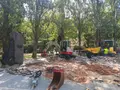 Imagen de las obras en la zona de El Ancla de La Marina