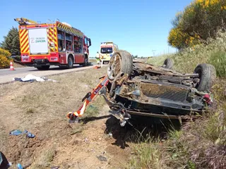 Accidente en la A-6 Zamora