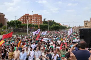 Manifestación contra la périda de servicios de AVE (85)