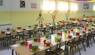 Comedor escolar. Archivo