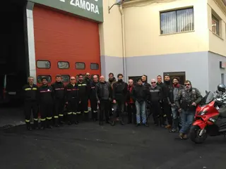 Los bomberos se van de ruta motera