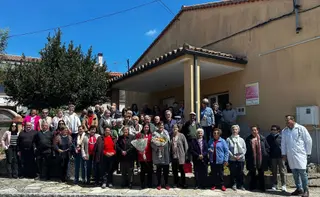 Despedida a la médica y a la enfermera de Almeida de Sayago
