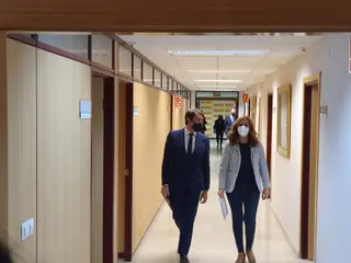 Suárez Quiñones y Virginia Barcones