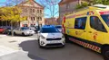 Ambulancia Y Policía Local En Avenida Príncipe De Asturias