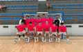 Jugadores del River Zamora en el partido de este sábado en Salamanca