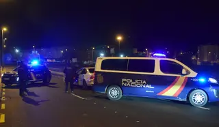 Control de la Policía Nacional en la zona de discotecas. Archivo