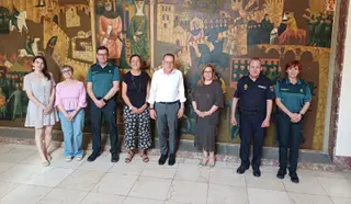 Reunión del subdelegado del Gobierno y la nueva coordinadora de Cruz Roja en Zamora