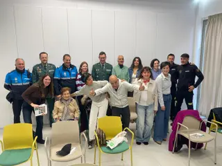Imagen de la presentación del calendario de la AECC