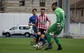 Álvaro Romero en un partido del Zamora CF