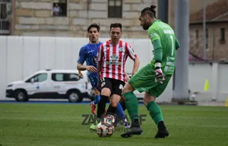 Álvaro Romero en un partido del Zamora CF | ZCF