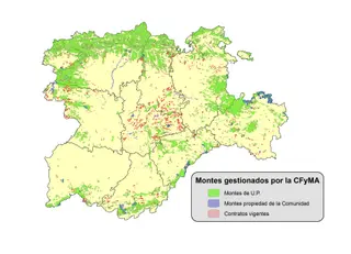 Mapa montes utilidad publica