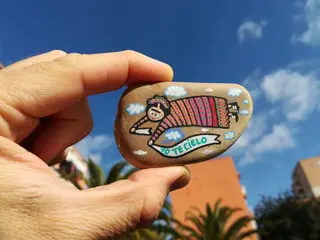 Roca pintada