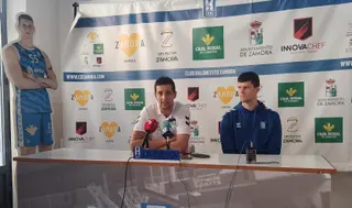Saulo Hernández en rueda de prensa