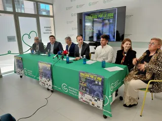 Presentación de Pedaladas por la vida. AECC