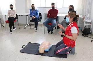 Imagen de un curso realizado en Cruz Roja Zamora