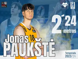 Jonas Paukštė ficha por el CB Zamora
