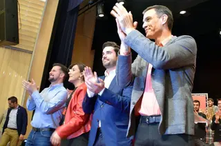 Pedro Sánchez en su anterior visita a Zamora