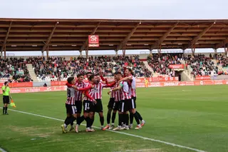 Celebración del gol Zamora CF Real Madrid Castilla | S.R.