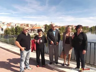 Miguel de la Peña, en el centro