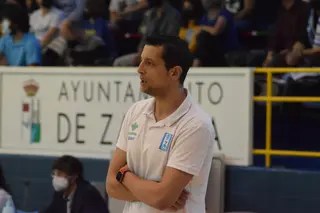 Saulo Hernández en el CB Zamora. Archivo.