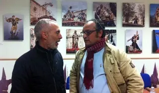 Teo Hernando junto a Antonio Martín Alén