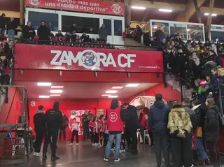 El estadio Ruta de la Plata minutos antes del encuentro