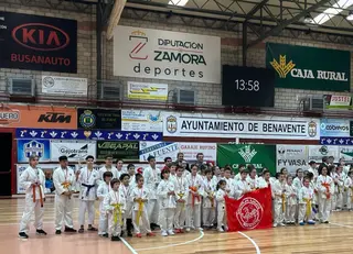 Presentación del Campeonato Provincial de Karate en Benavente.