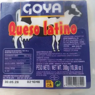 Queso Latino marca Goya. AESAN