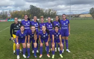 Once de la UD Bovedana en un partido anterior
