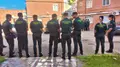 Alumnos en la Comandancia de la Guardia Civil de Zamora 