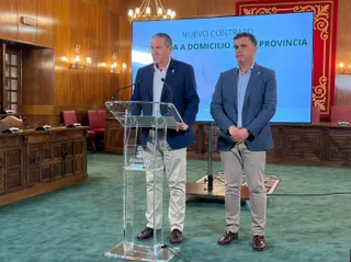 Un instante de la rueda de prensa
