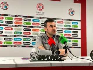 Yago Iglesias en rueda de prensa
