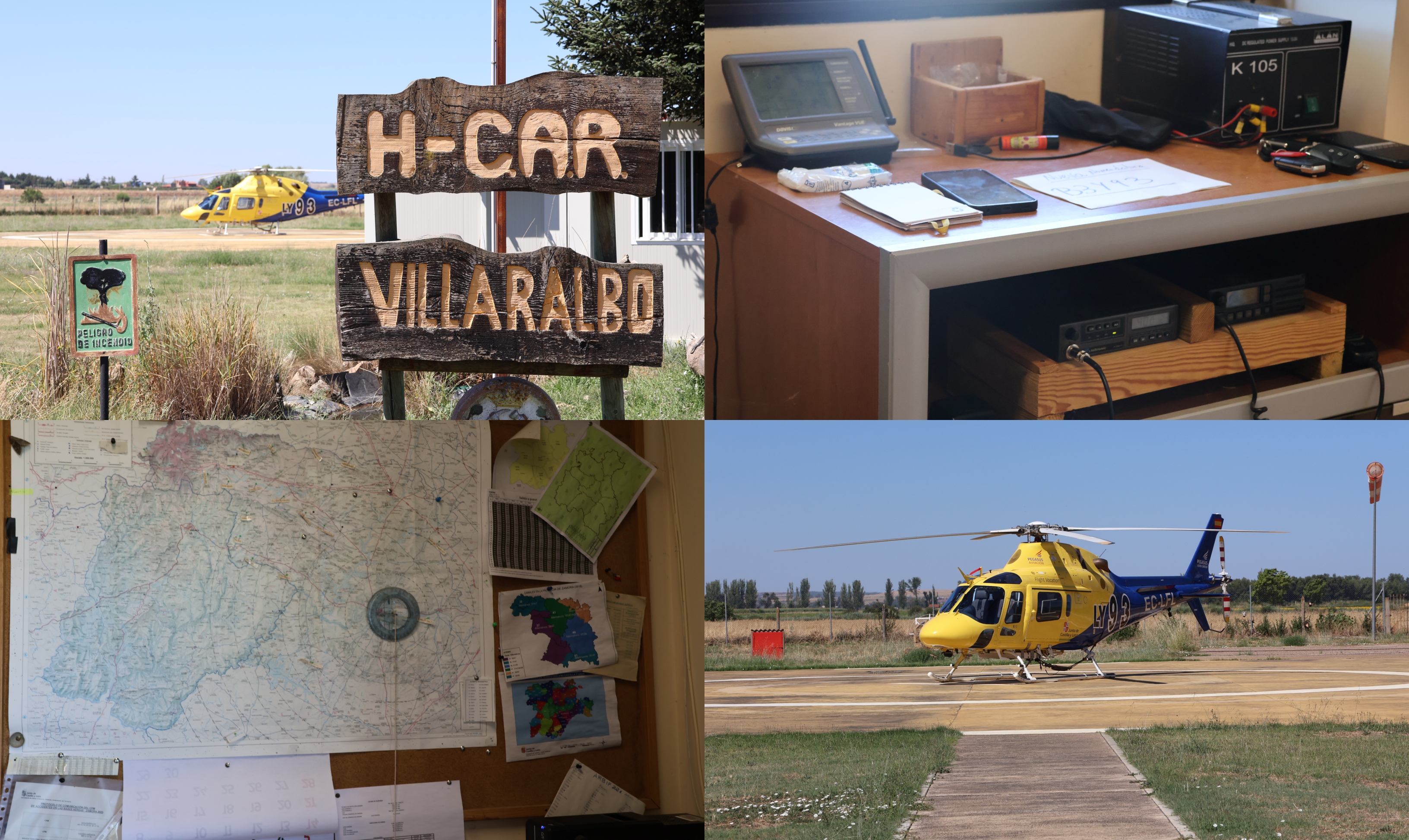 Instalaciones de la Base Helitransportada de Villaralbo | Alejandro Sard&oacute;n