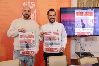 Manuel Alexander y Aitor Llandres en la presentación del evento deportivo